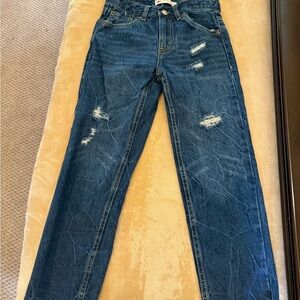 Levi's Boy’s Slim Fit Distressed Denim Jeans